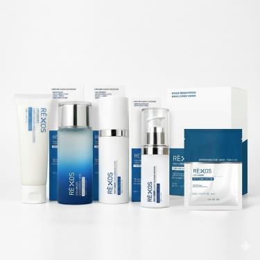 【RÈXOS若瑟】品牌周限定組(人類外泌體洗面乳+化妝水+精華液+乳液+面膜)
