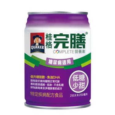 【QUAKER桂格】完膳營養素-糖尿病適用配方 250ml（成箱出貨） + -單一規格