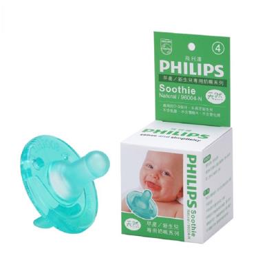 【PHILIPS飛利浦】香草奶嘴／安撫奶嘴 4號－天然
