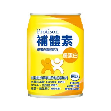 【補體素】優蛋白高鈣配方 - 不甜即飲（237ml／罐） + -單一規格