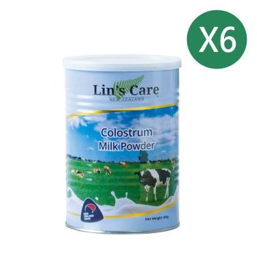 LIN’S CARE 紐西蘭高優質初乳奶粉 450G(原裝進口)x6罐