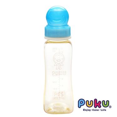 PUKU 藍色企鵝 母乳實感標準PES方型奶瓶270ml