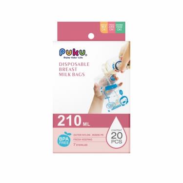 【PUKU 藍色企鵝】母乳儲存袋20枚入 210ml
