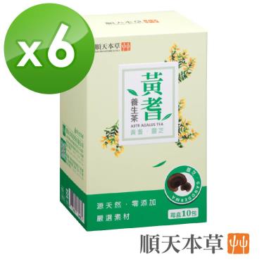 順天本草 黃耆養生茶(10包X6盒)