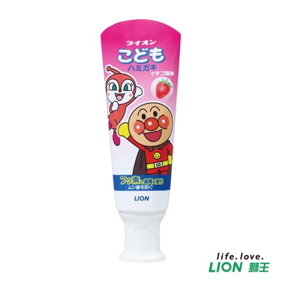 【LION獅王】麵包超人牙膏（40g）草莓