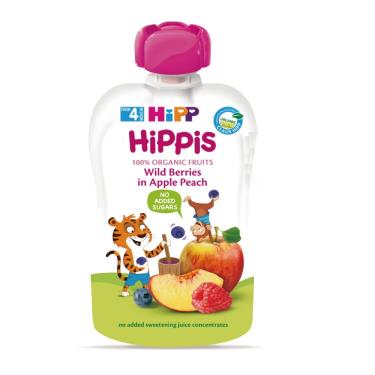 HIPP 喜寶 生機水果趣-水蜜桃野莓100g