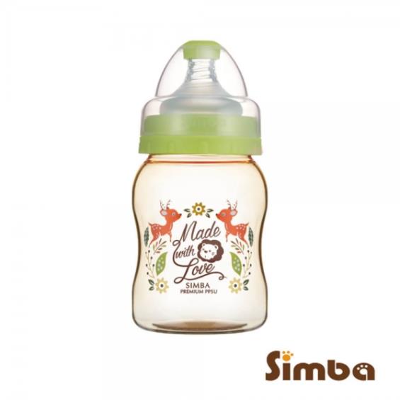 【Simba 小獅王辛巴】桃樂絲PPSU寬口葫蘆小奶瓶200ml果綠色