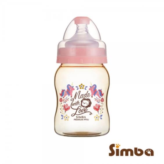 【Simba 小獅王辛巴】桃樂絲PPSU寬口葫蘆小奶瓶200ml蜜粉色