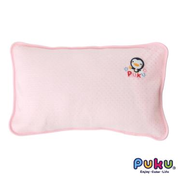 【PUKU 藍色企鵝】抗菌初生嬰兒枕 粉色