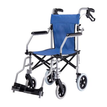 Lohas Air 外銷日本樂活椅/小輪款輕量鋁合金/可拆腳/最小收摺/僅8.7KG/藍色-贈托輪包 廠送