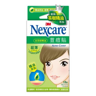 3M Nexcare 茶樹精油荳痘隱形貼-超薄綜合型 18顆/入