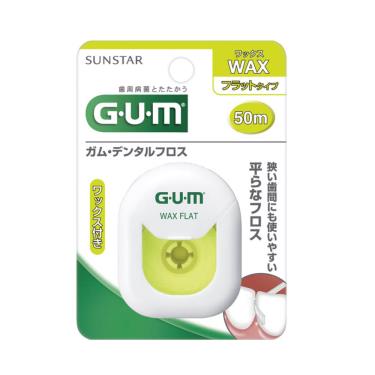 【GUM】牙周護理牙線 含蠟滑順型