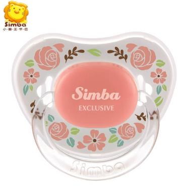 【Simba 小獅王辛巴】蘿蔓拇指安撫奶嘴／初生粉紅