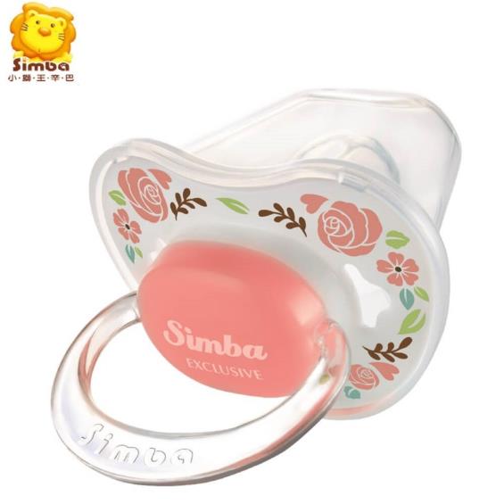 【Simba 小獅王辛巴】蘿蔓拇指安撫奶嘴／初生粉紅