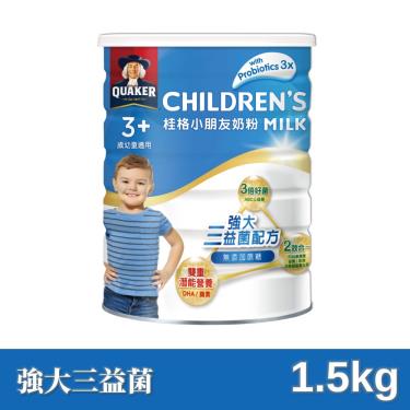 【QUAKER桂格】強大三益菌小朋友奶粉（1.5kg／罐） + -單一規格