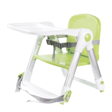 英國Apramo QTI Flippa 可攜式兩用兒童餐椅(贈簡易提袋+坐墊)-糖果綠