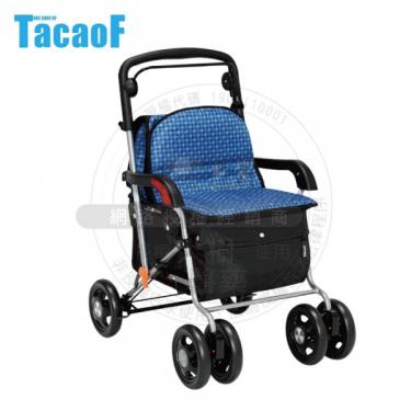日本幸和TacaoF 標準扶手型步行車 助行椅 散步車(水藍) 廠送