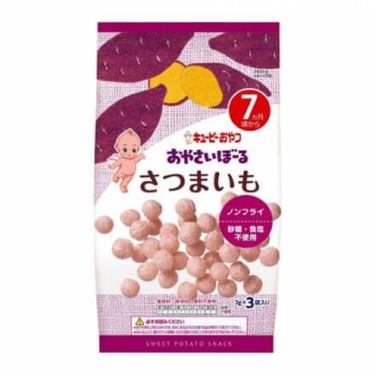 日本kewpie 寶寶菓子球 紫心甘藷(3g*3/包)