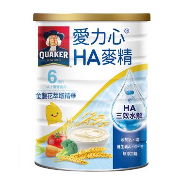 (2罐折80/4罐再送奶瓶洗滌液)【QUAKER桂格】愛力心HA麥精金盞花萃取（700g／罐）