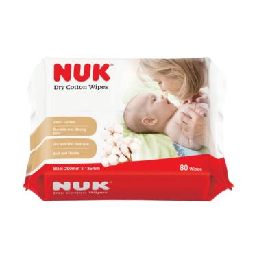 （2件$169）【NUK】嬰兒乾濕兩用紙巾 80抽x2包