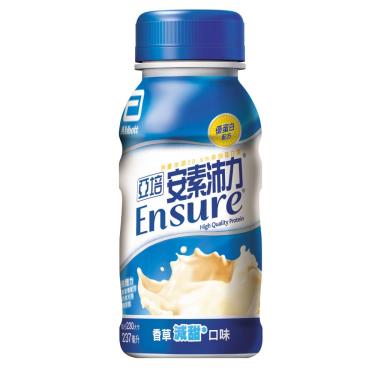 【亞培】安素沛力香草減甜隨身罐（237ml／罐） + -單一規格