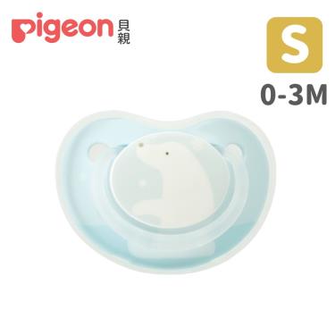 Pigeon 貝親 拇指型矽膠安撫奶嘴 0-3M(北極熊)