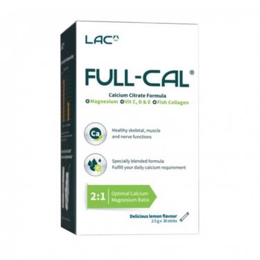 GNC 健安喜 LAC Full-Cal優鎂鈣 2.5g/包，30包/盒