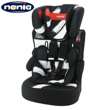 法國Nania 納尼亞 成長型安全汽座/汽車安全座椅 筆刷紅 (廠)