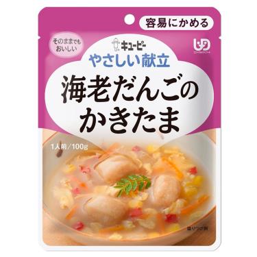 【KEWPIE】銀髮族介護食品 Y1-6 鮮蔬滑蛋蝦丸（100g）