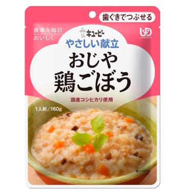日本kewpie 銀髮族介護食品 雞肉牛蒡粥160g