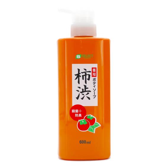 S-SELECT 抗菌柿澀沐浴乳-600ML | 大樹健康購物網