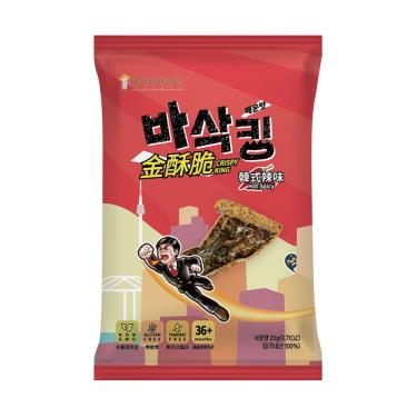 韓爸田園日記 金酥脆海苔片-韓式辣味20g