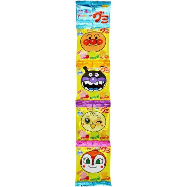 【不二家】麵包超人 四連軟糖 QQ