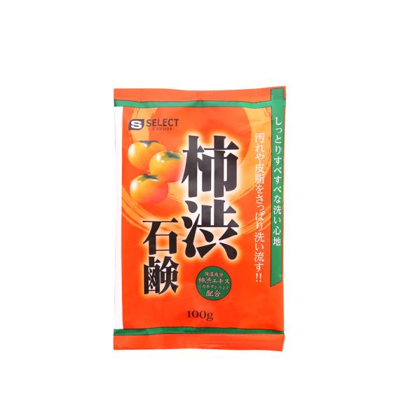 S-SELECT】柿澀肥皂（100g） | 大樹健康購物網