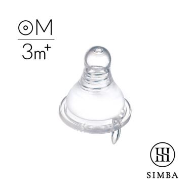 【Simba 小獅王辛巴】超柔防脹氣標準圓孔奶嘴1入M孔／ 3M+