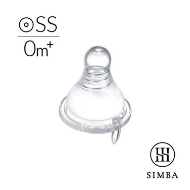 【Simba 小獅王辛巴】超柔防脹氣標準圓孔奶嘴1入SS孔／ 初生