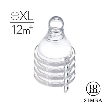 【Simba 小獅王辛巴】超柔防脹氣標準十字奶嘴XL-4入-12M+