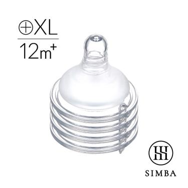 【Simba 小獅王辛巴】超柔防脹氣寬口十字奶嘴（XL孔1入）12M+