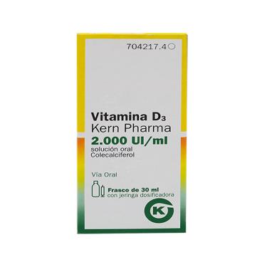 kern藥廠液態維生素D3滴劑-非活性2000IU/ml（30ml/瓶）