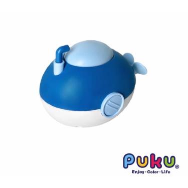 【PUKU 藍色企鵝】樂游潛水艇發條玩具 水色