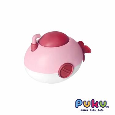 【PUKU 藍色企鵝】樂游潛水艇發條玩具 粉色
