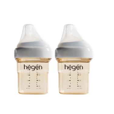 【Hegen】金色奇蹟PPSU多功能方圓型寬口奶瓶 150ml／雙瓶組