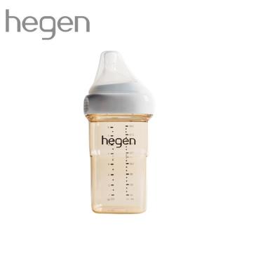 （2件92折）【Hegen】金色奇蹟PPSU多功能方圓型寬口奶瓶 240ml