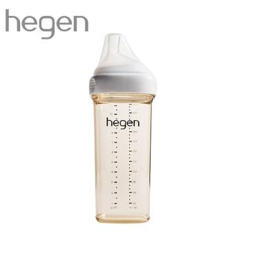 （2件92折）【Hegen】金色奇蹟PPSU多功能方圓型寬口奶瓶 330ml