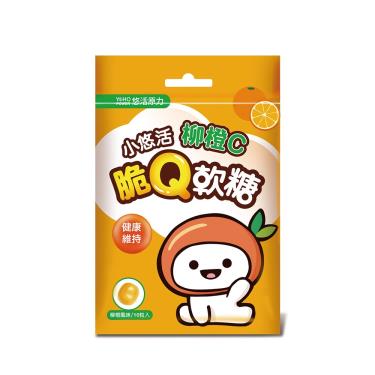 （3件$75）【悠活原力】小悠活脆Q軟糖（10粒/包）柳橙C  效期2024/08
