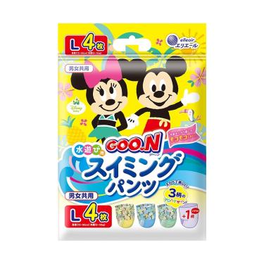 【GOO.N 日本大王】迪士尼戲水褲／玩水褲男女共用（L4片／包)