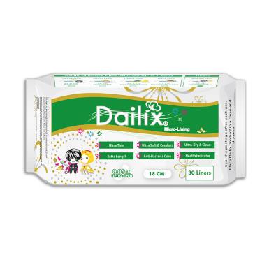 Dailix 每日健檢乾爽透氣抑菌護墊18cm 30片/包