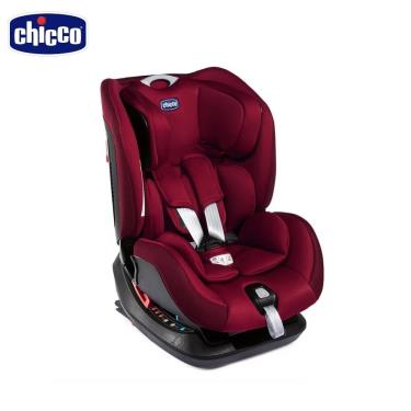 【義大利CHICCO】Seat up 012 Isofix安全汽座勁黑版（熱情紅）廠商直送