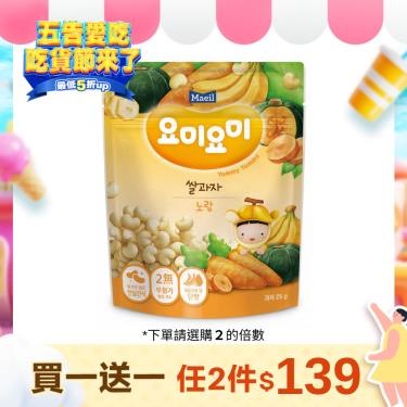 韓國【Maeil】 心造型米餅 香蕉南瓜味25g