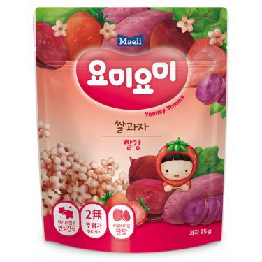 (買1送1 任2件$139)【Maeil】花造型米餅（25g）紫薯 草莓*下單請選購2的倍數